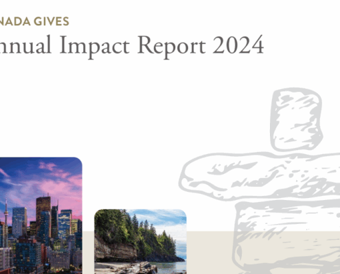 Cover of Canada Gives Annual Impact Report 2024