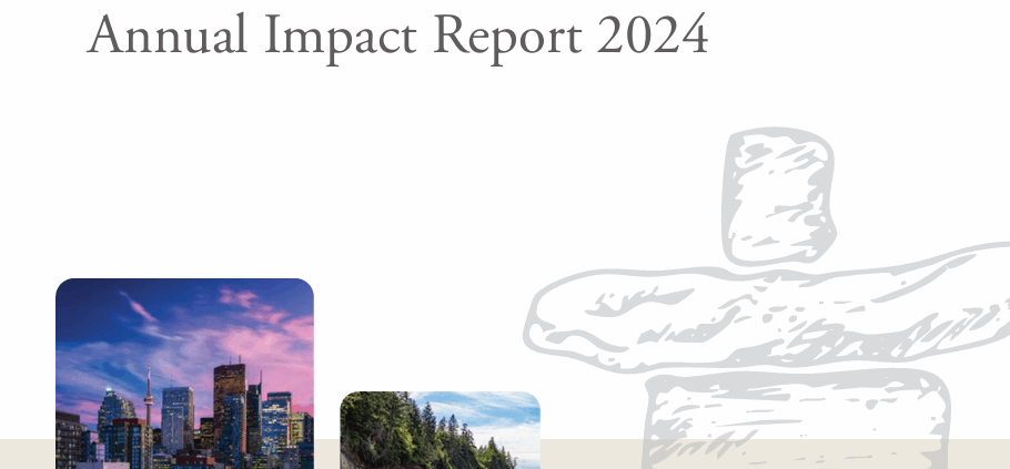 Cover of Canada Gives Annual Impact Report 2024