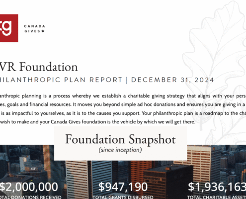 Philanthropic Planning Report